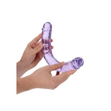 Realrock Crystal Clear Double Dong 13.4 inch Purple - Image 2