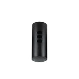 Kiiroo Titan Experience Interactive Vibrating Stroker in sleek black design, showcasing control buttons and interactive features.
