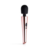 Rosy Gold Nouveau Wand Vibrator with flexible head and powerful motor for deep stimulation.