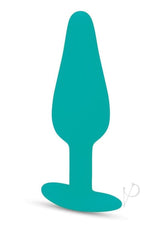Bodywand 4Play Quiver Rechargeable Butt Plug Aqua features sleek, tapered design for comfortable use.