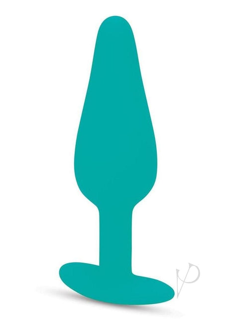 Bodywand 4Play Quiver Rechargeable Butt Plug Aqua features sleek, tapered design for comfortable use.