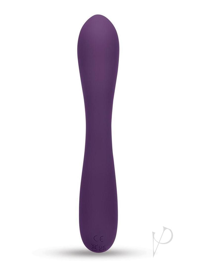 Bodywand 4Play Hit The Spot Rechargeable G-Vibe Purple, sleek ergonomic G-spot vibrator for precise stimulation.