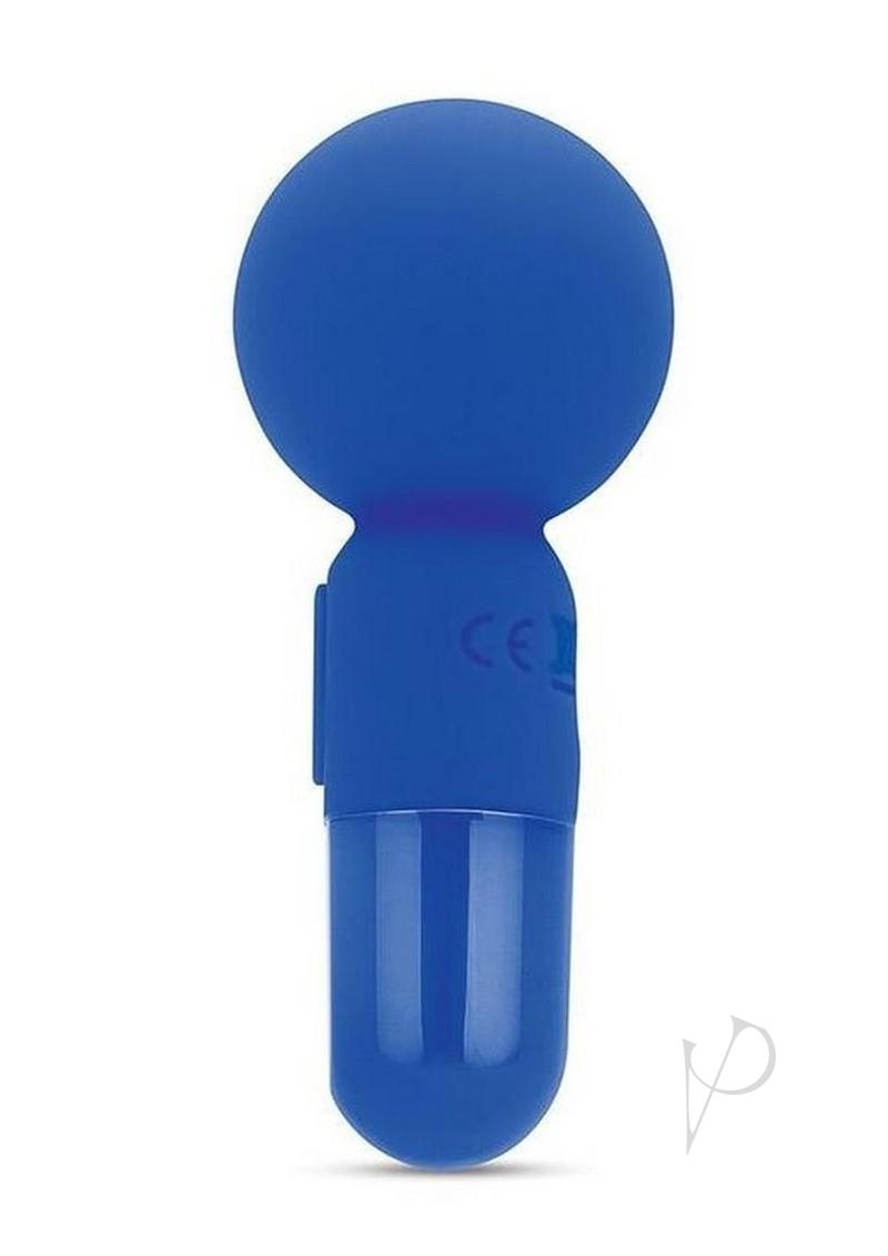 Bodywand 4Play Pocket Power Rechargeable Wand Blue for targeted stimulation in a compact design.