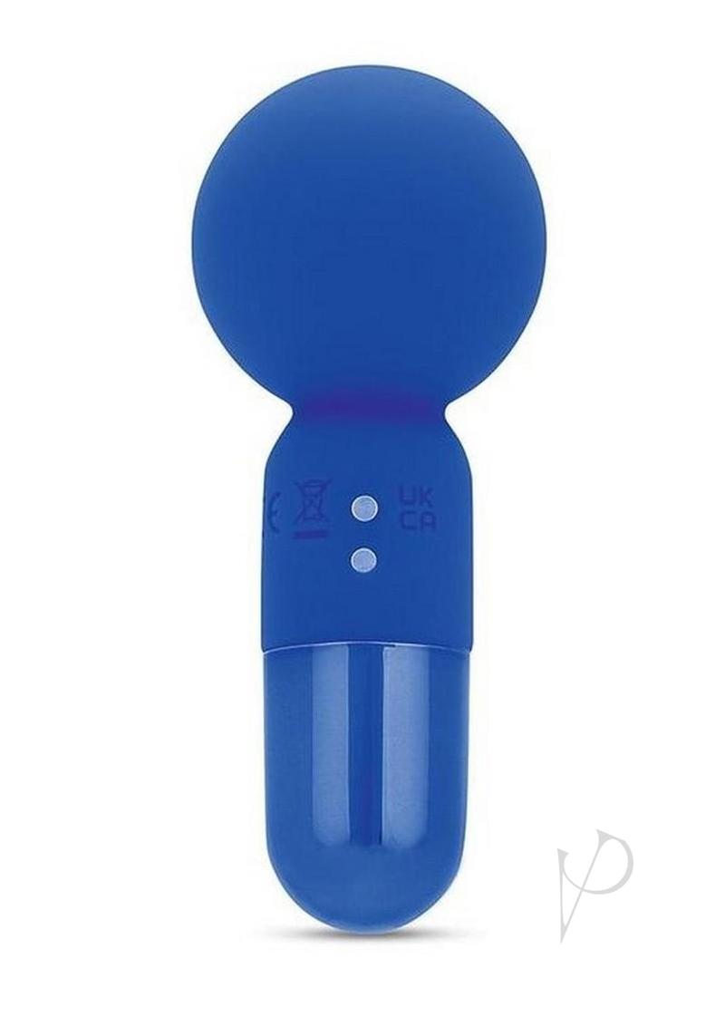 Bodywand 4Play Pocket Power Rechargeable Wand Blue for targeted external stimulation with 10 vibration modes.