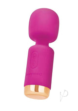Bodywand Power Bliss Set (3 Piece) Assorted Colors - pink pleasure toy with gold accents for versatile enjoyment.