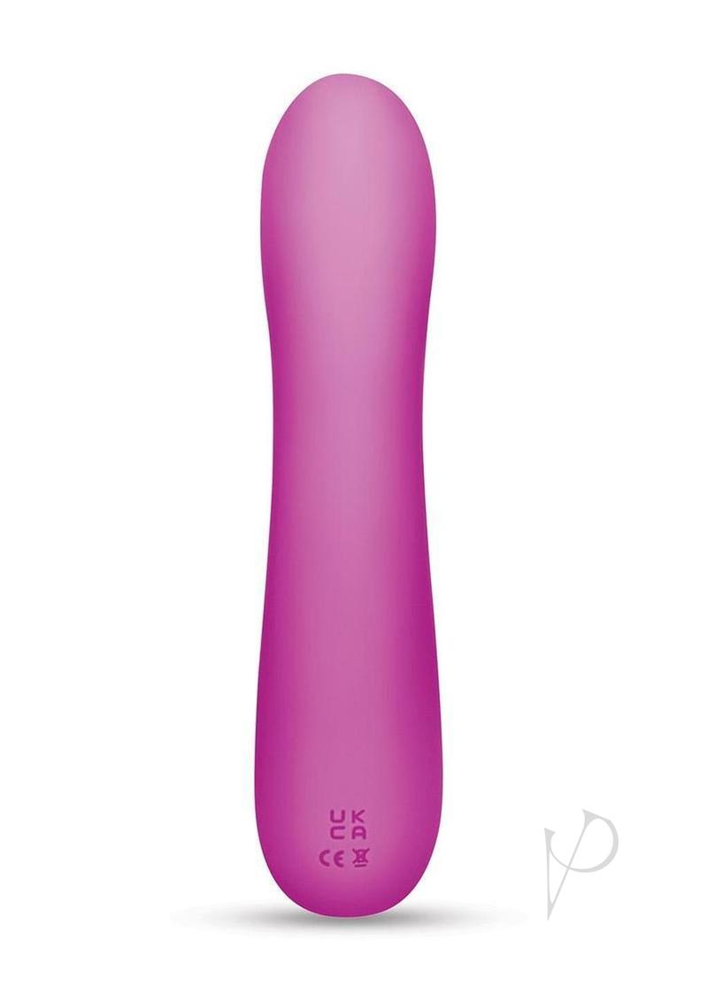 Bodywand 4Play Hoppy Feels Rechargeable Rabbit Vibrator Pink on a white background, showcasing its sleek design.