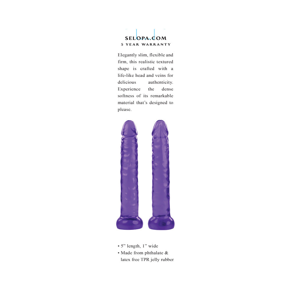 Selopa Slimplicity 6 inches Jelly Dong Purple