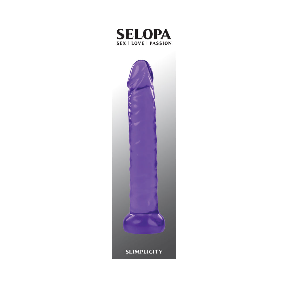 Selopa Slimplicity 6 inches Jelly Dong Purple