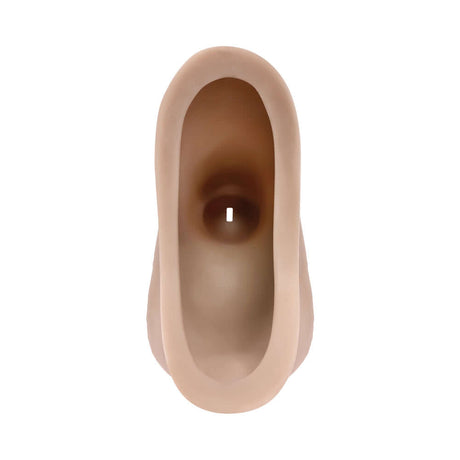 Gender X Stand To Pee TPE Light shown from above, featuring realistic design and lifelike contours for comfort.