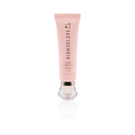 HighOnLove Diamond Stimulating O Gel tube with a luxurious design and smooth arousal formula for enhanced sensitivity.