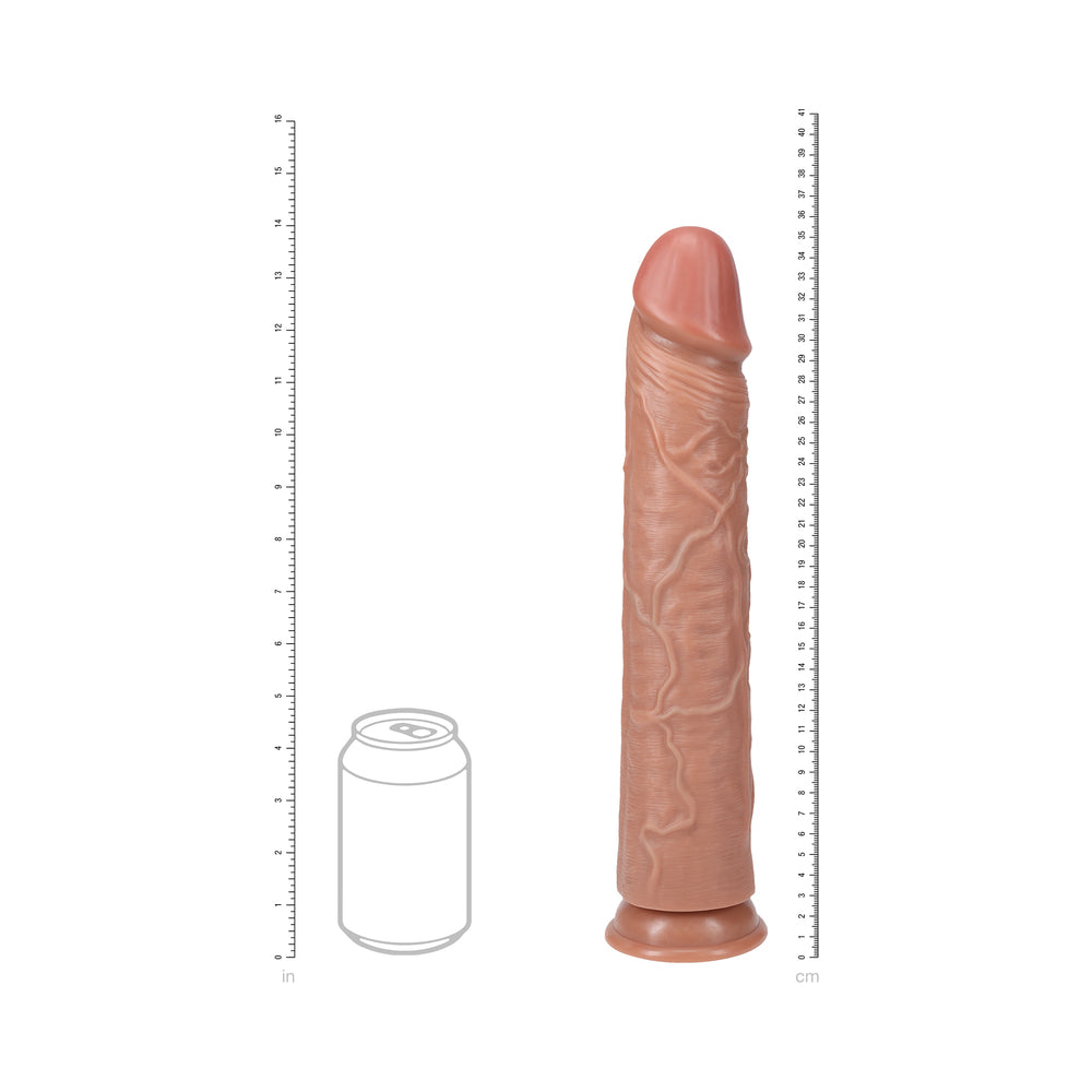 RealRock Extra Long 14 inches Dildo Tan