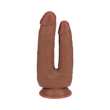RealRock Double Trouble 5 inches / 6 inches Dildo Tan