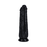 RealRock Two in One 9 inches / 10 inches Dildo Black