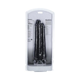 RealRock Two in One 9 inches / 10 inches Dildo Black