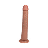 RealRock Two in One 9 inches / 10 inches Dildo Tan