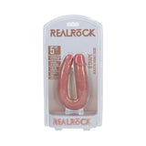 RealRock 5 inches U-Shaped Double Dildo Beige
