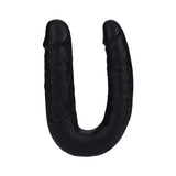 RealRock 7 inches U-Shaped Double Dildo Black