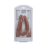 RealRock 7 inches U-Shaped Double Dildo Tan