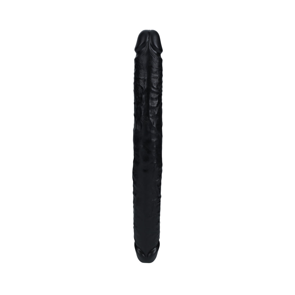 RealRock 14 inches Thick Double-Ended Dong Black