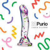 Neo Elite Hanky Panky 7.5 inches Glow-in-the-Dark Silicone Confetti Dildo
