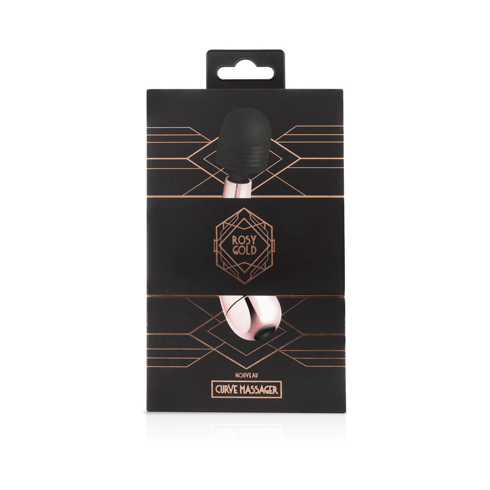 Rosy Gold Nouveau Mini Curve Wand Massager