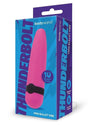 Bodywand Thunderbolt Rechargeable Mini Bullet Pink vibrant packaging showcasing the compact vibrator with 10 vibration modes.
