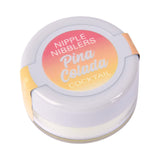 Jelique Cocktail Nipple Nibblers Assorted Flavors 36 Pc Pina Colada flavor container with colorful label.