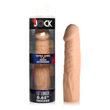 Jock Extra Long Penis Extension Sleeve 1.5 inches Light