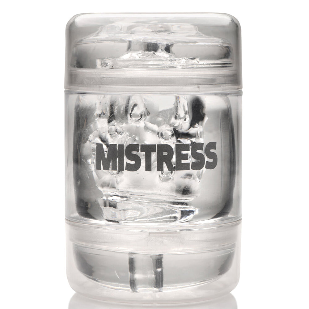 Mistress Double Shot Ass and Mouth Mini Masturbator Clear