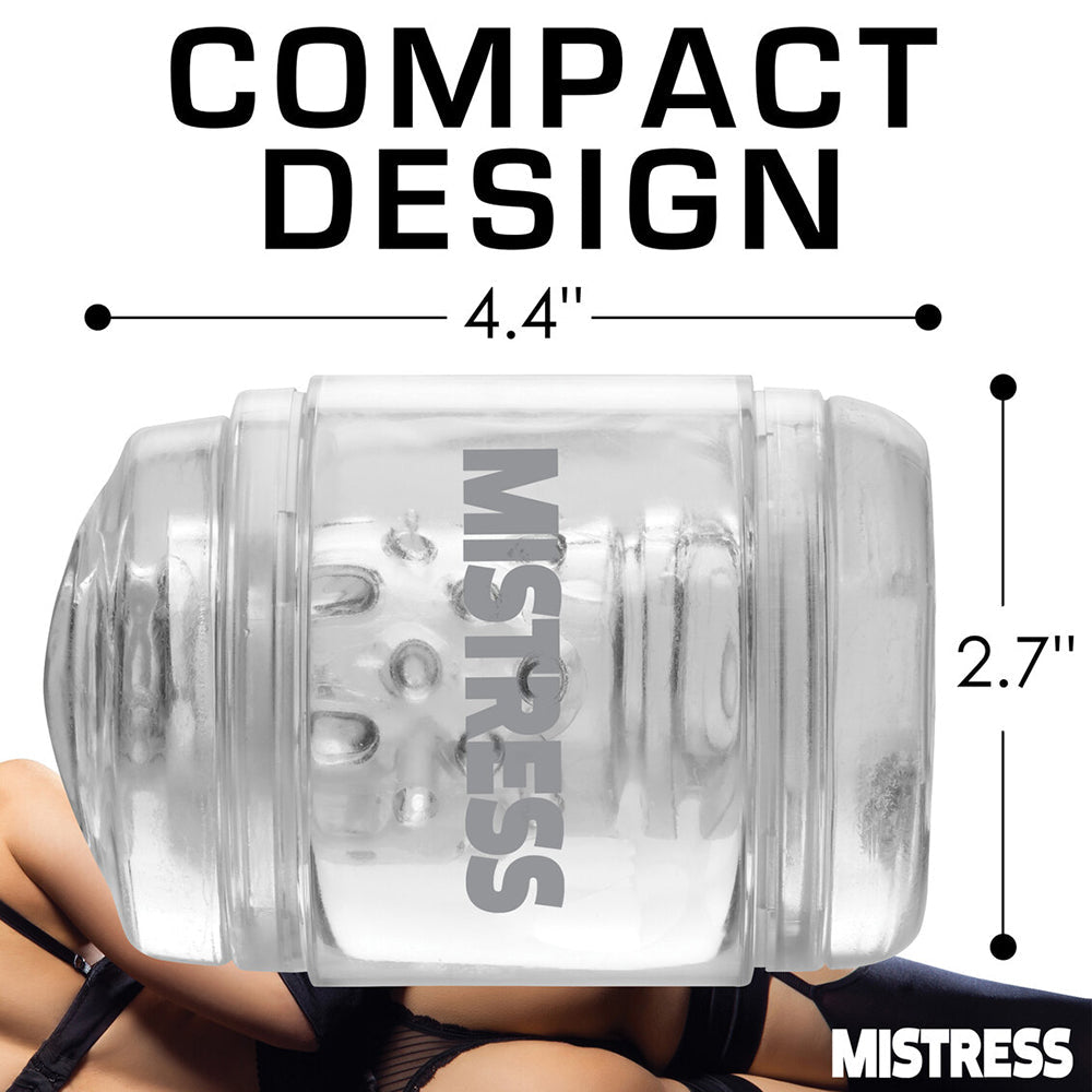 Mistress Double Shot Ass and Mouth Mini Masturbator Clear