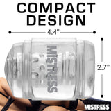 Mistress Double Shot Ass and Mouth Mini Masturbator Clear