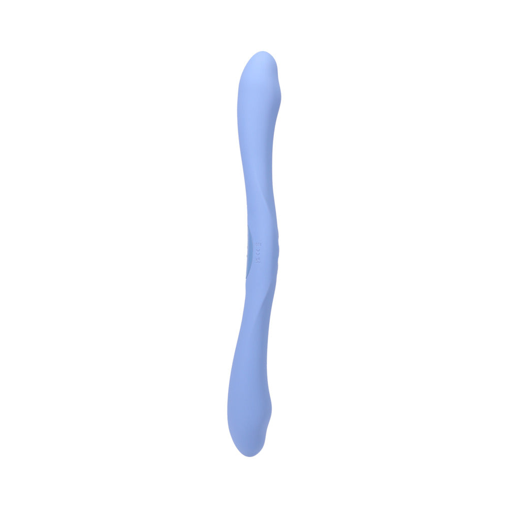 Tryst Duet Double Ended Vibrator with Wireless Remote Periwinkle