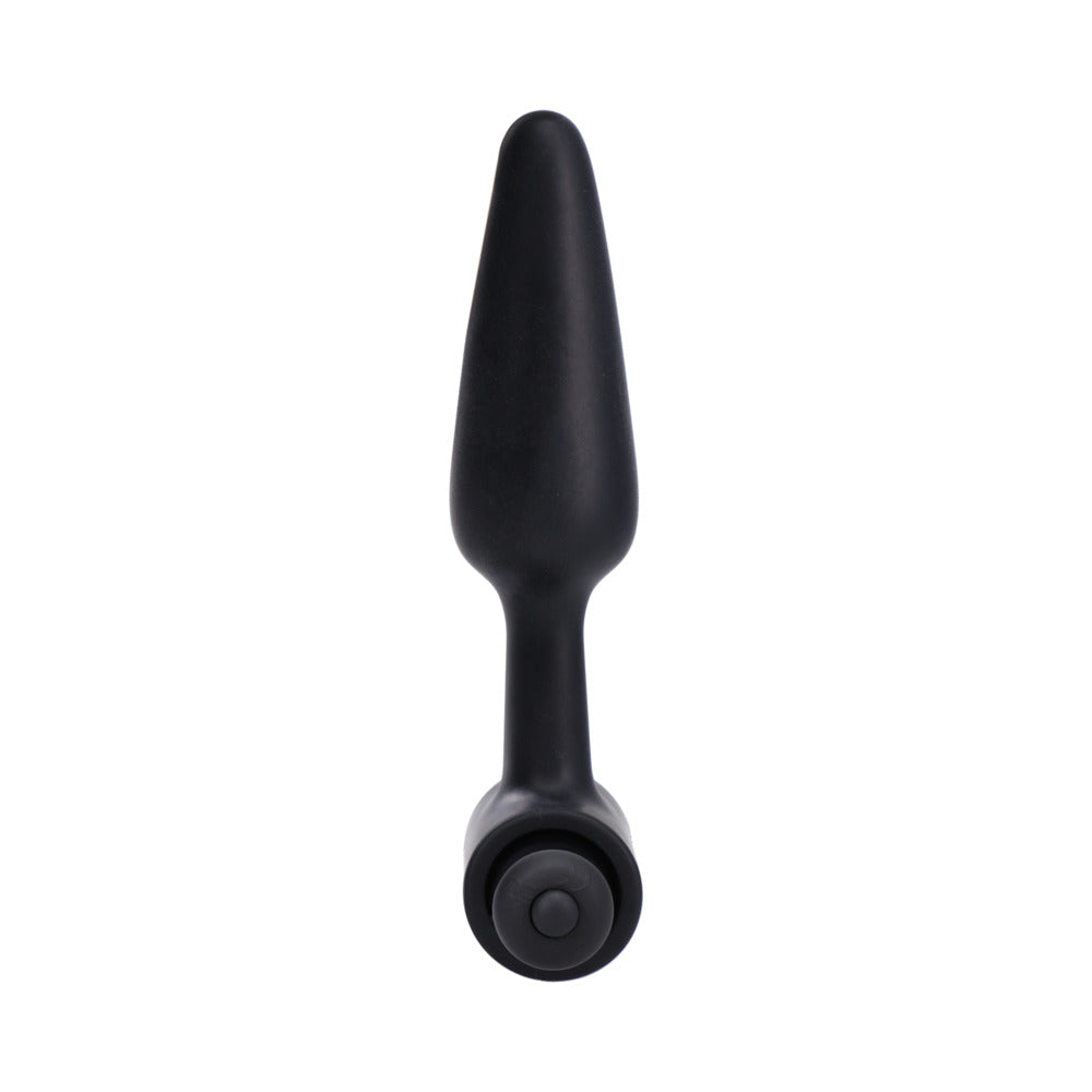 In A Bag Vibrating Butt Plug 4 inches Black