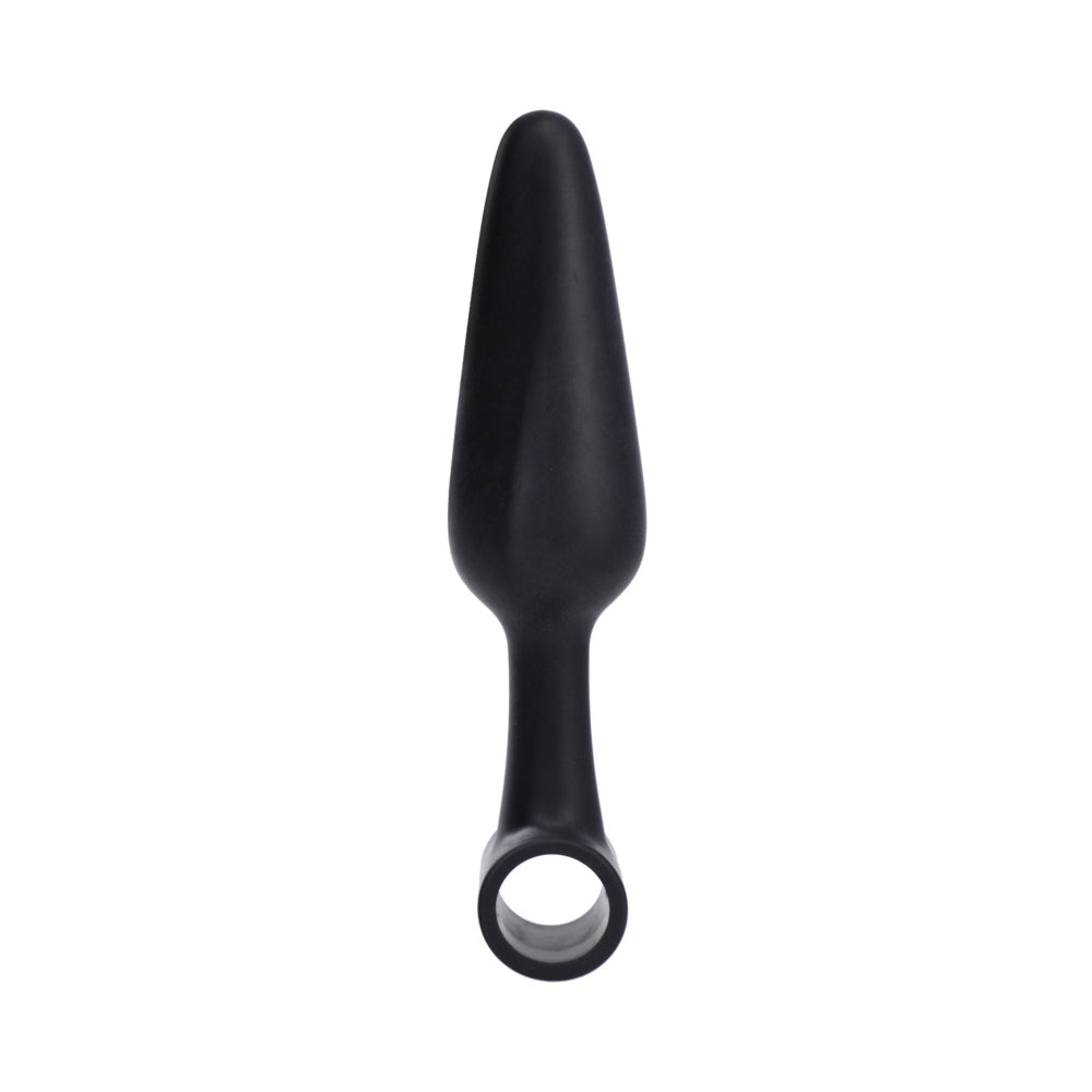 In A Bag Vibrating Butt Plug 5 inches Black