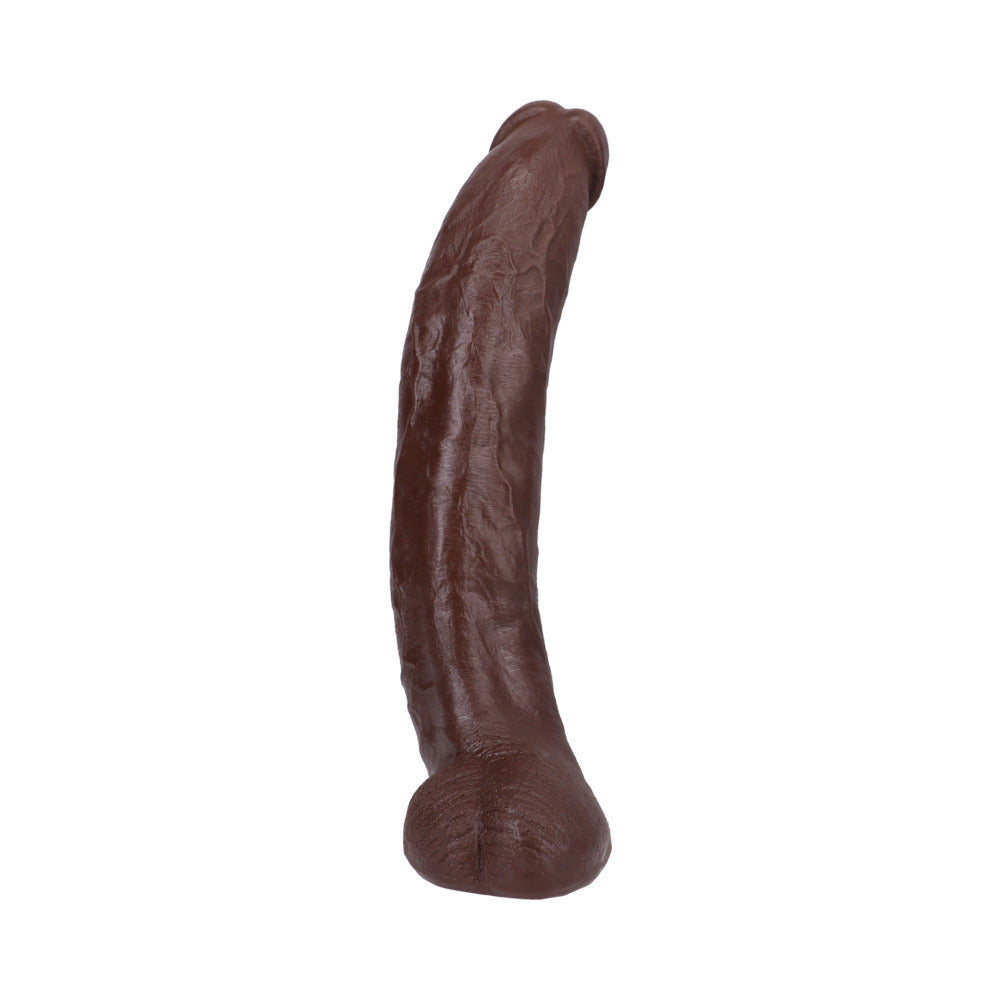 Signature Cocks Brickzilla ULTRASKYN Cock with Removable Vac-U-Lock Suction Cup 13 inches Chocolate