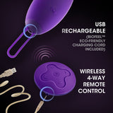 Wellness Imara Vibrating Egg with Remote Purple