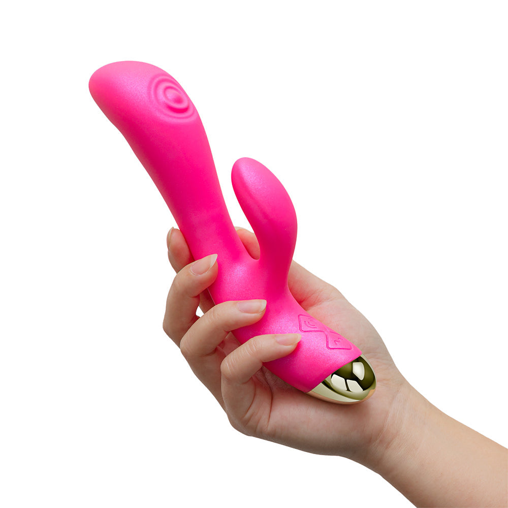 Aria Pleasin' AF Rabbit Vibrator Fuchsia