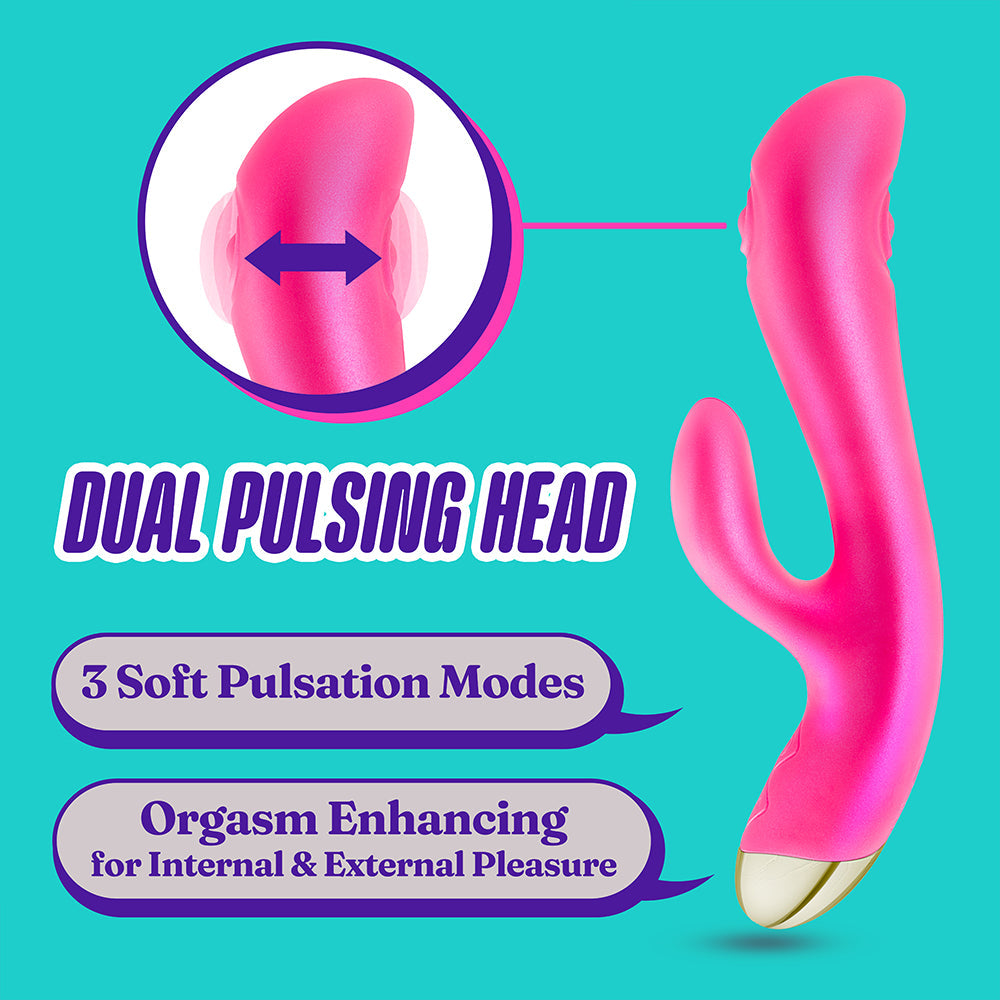 Aria Pleasin' AF Rabbit Vibrator Fuchsia