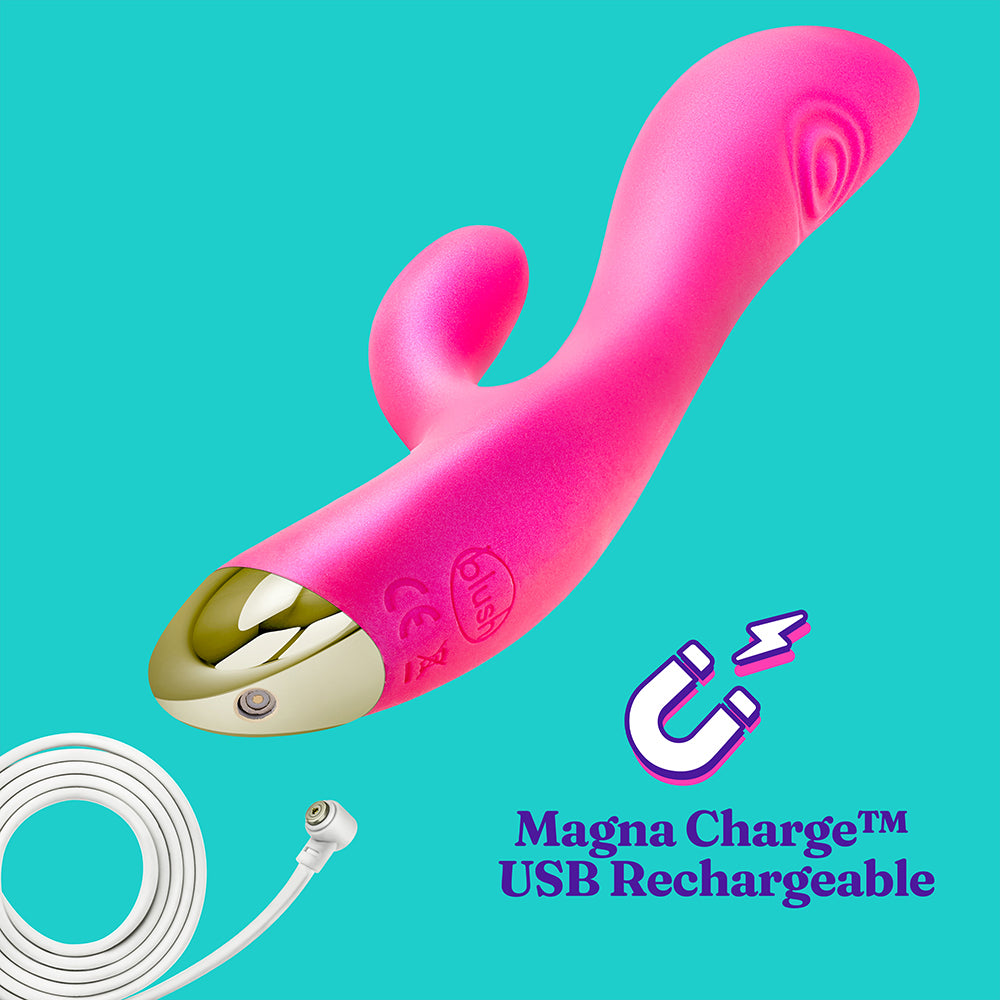 Aria Pleasin' AF Rabbit Vibrator Fuchsia