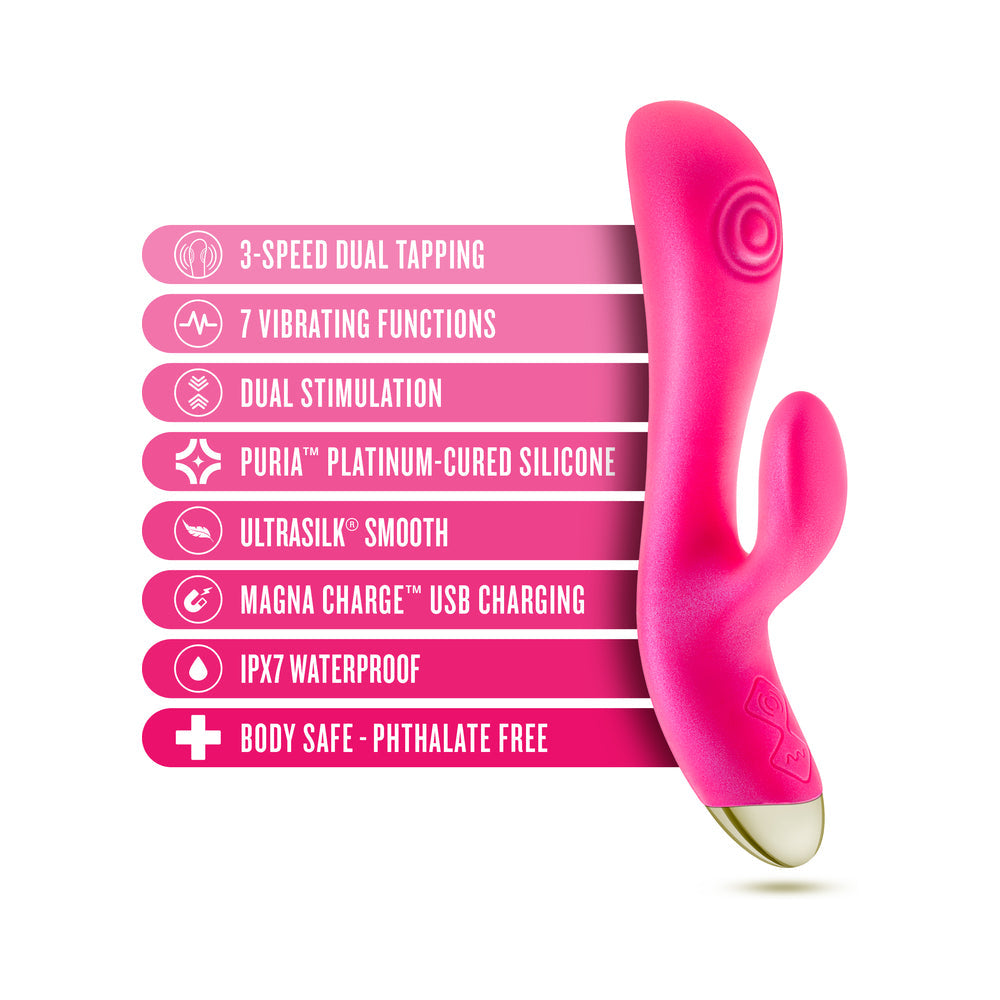 Aria Pleasin' AF Rabbit Vibrator Fuchsia
