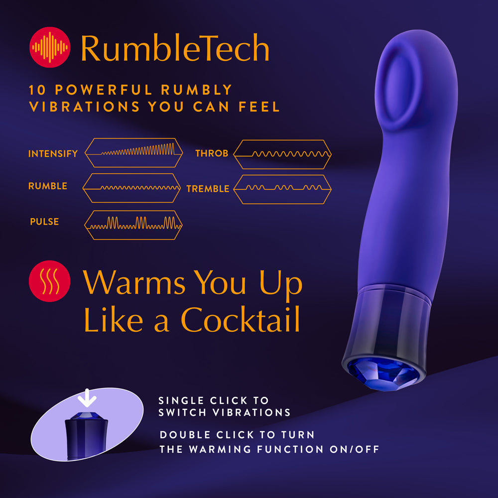 Oh My Gem Mystery Massager Sapphire