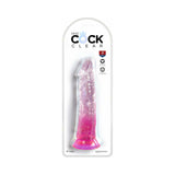 King Cock Clear 8 inches Pink