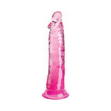 King Cock Clear 8 inches Pink