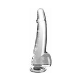 King Cock Clear with Balls 10 inches Clear