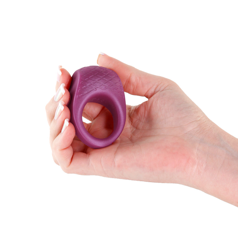 Seduction Levi  Vibrating Ring Metallic Burgundy