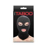 Hustler Taboo Eyes&Mouth Hood Black