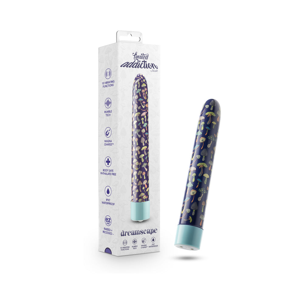 Limited Addiction Dreamscape Rechargeable 7 inches Vibrator Blue