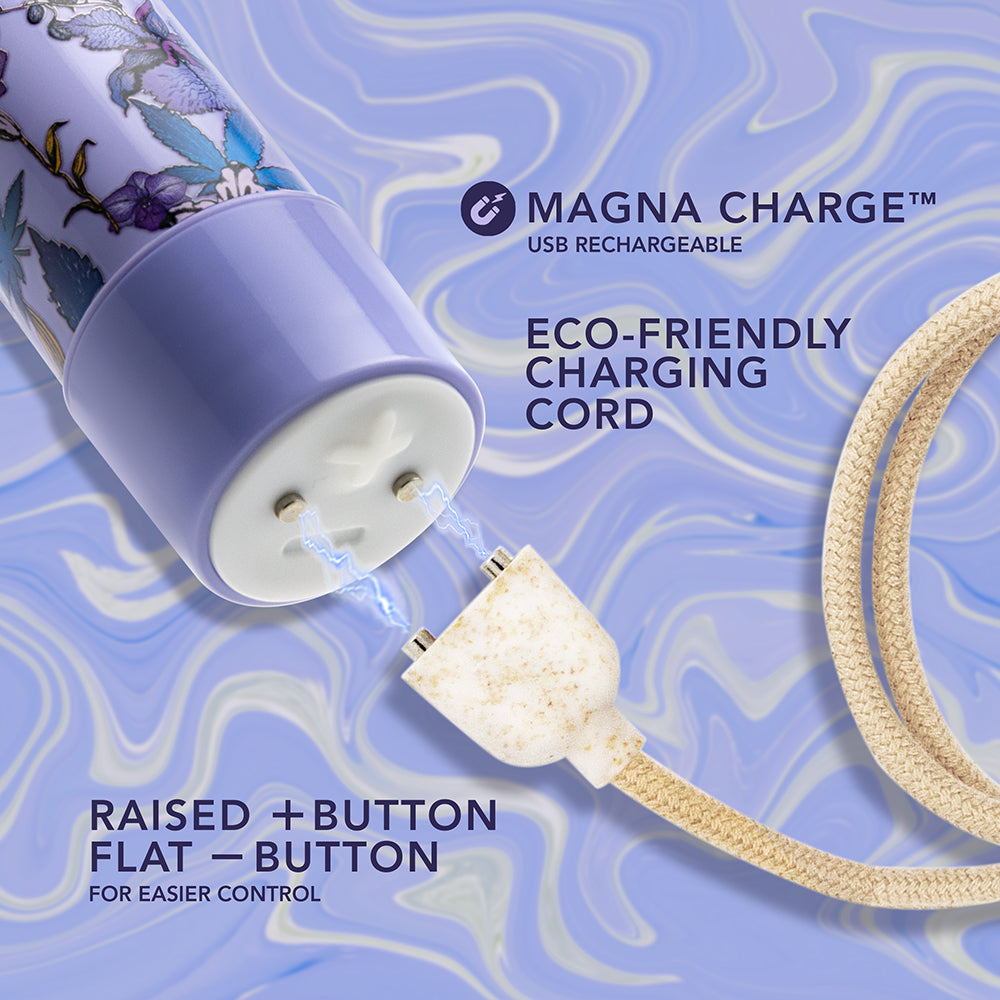 Limited Addiction Floradelic Rechargeable 7 inches Vibrator Purple