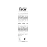 Playboy The Thrill Rechargeable Silicone Dual Stim Vibrator with Flapper Acai