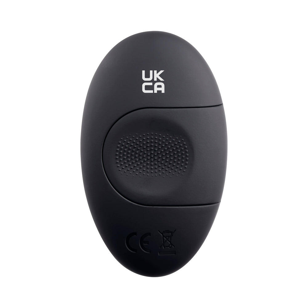 Gender X The Wrangler Rechargeable Silicone Vibrating C-ring with Remote Black